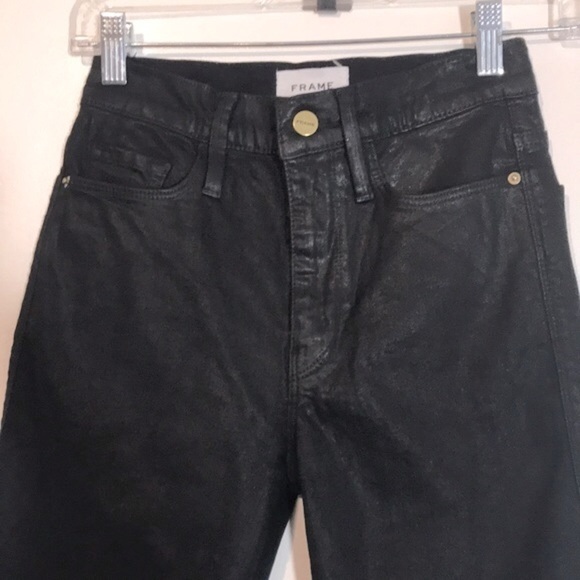 Frame Denim Black High Rise Jeans - Picture 5 of 14